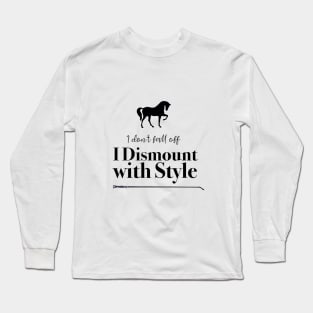 Horse Riding Long Sleeve T-Shirt